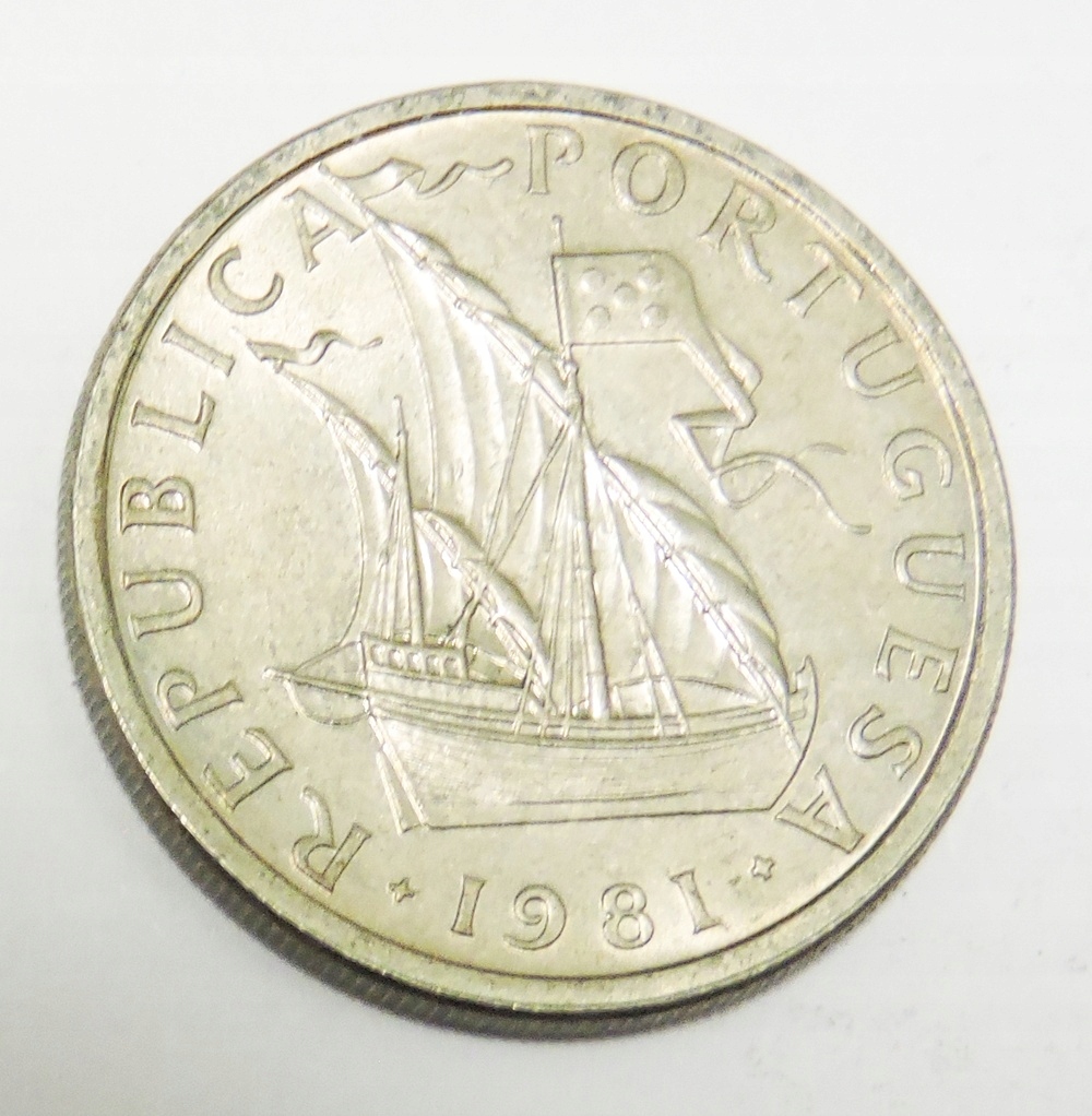 PORTUGALIA 5 eskudo 1981