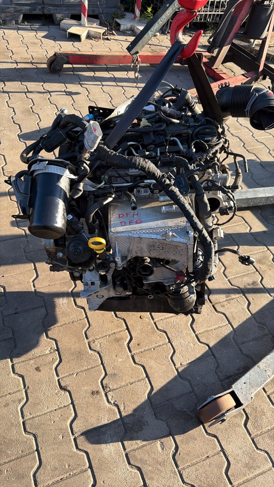 engine complete VW SKODA 2,0 TDI DFH 60TYS KM