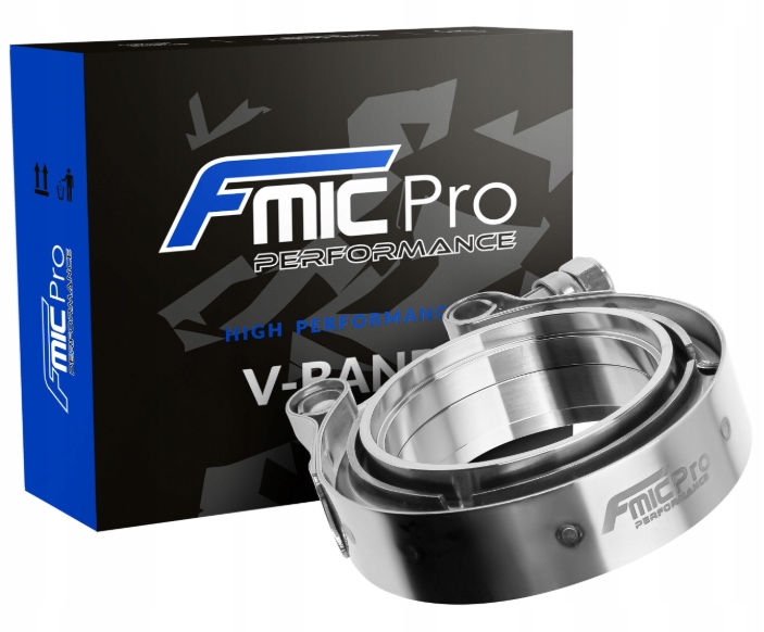 Objímka V-Band 2.75" 70 mm Montážní sada pro výfuk Ocel Inox Fmic.