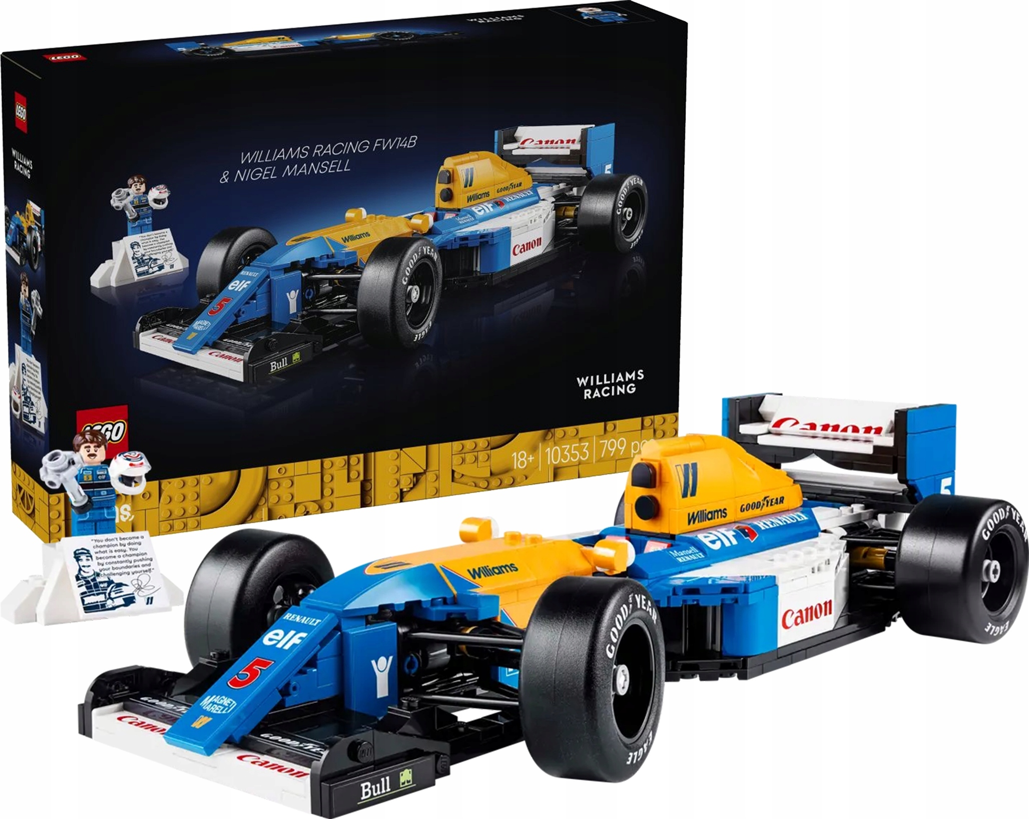 Lego Icons Williams Racing FW14B a Nigel Mansell 10353