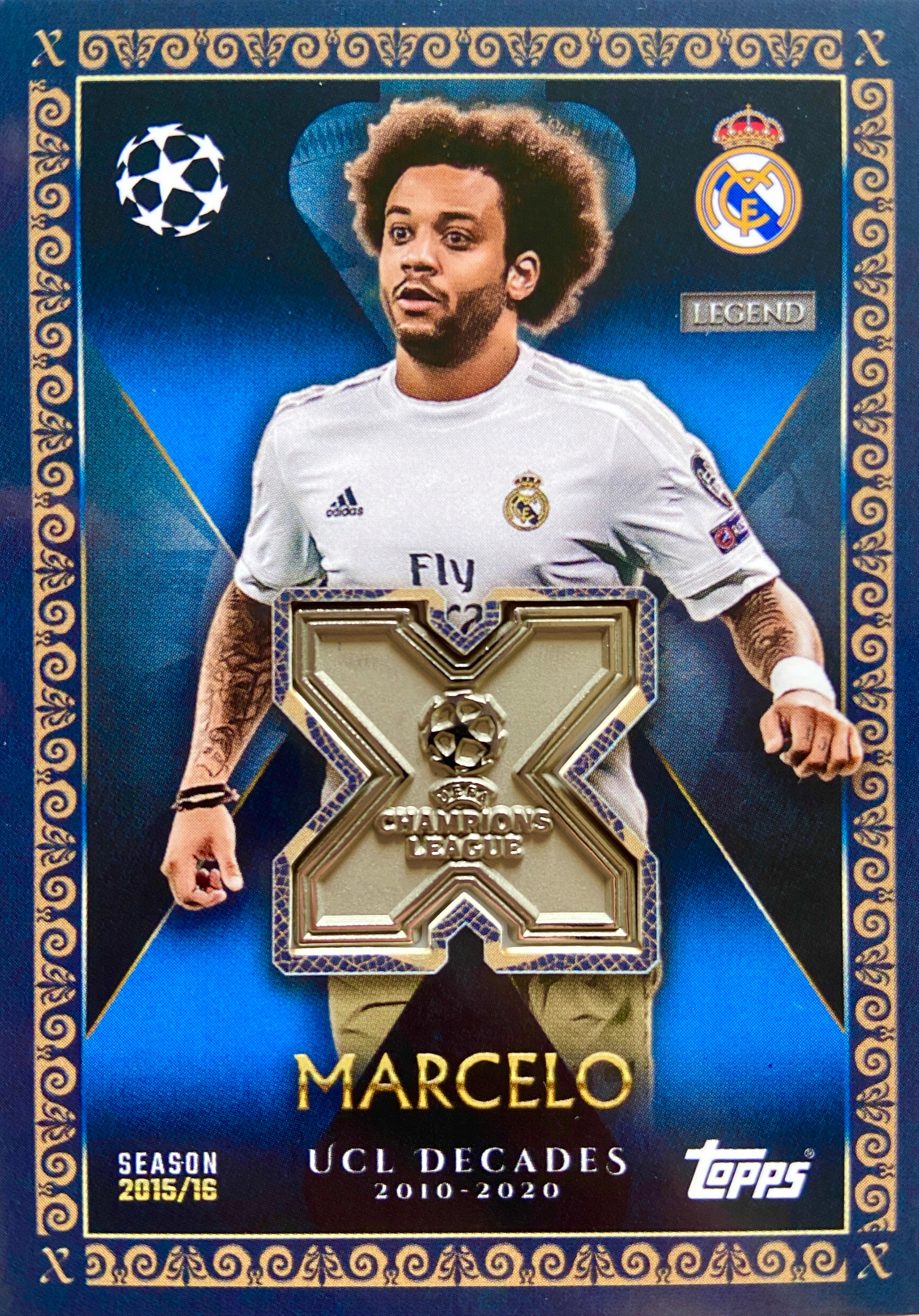 Match Attax Extra 2025/26 2026 Ucl Decades Relic Ucld-mc Marcelo Real