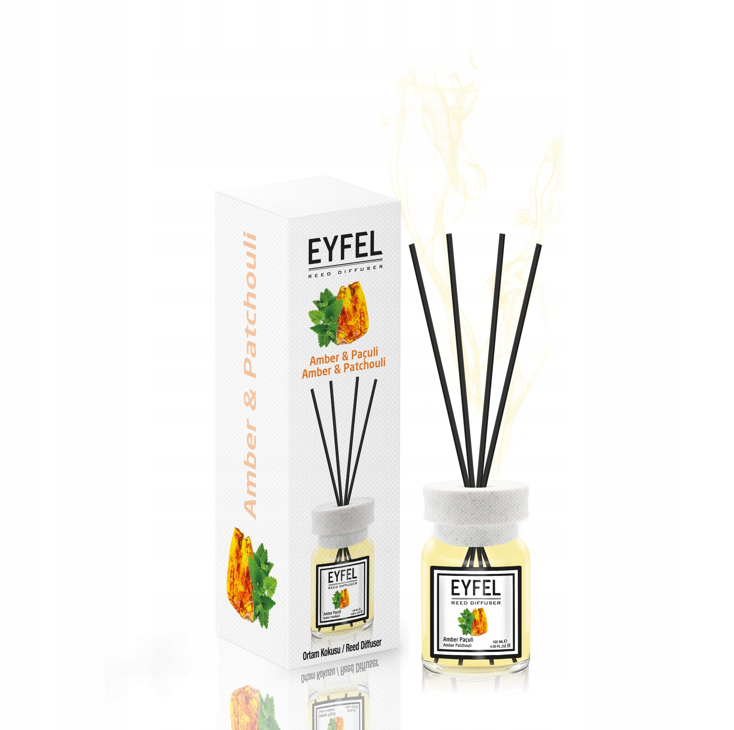 

Amber & Paculi Eyfel Zapach Patyczki 120ml