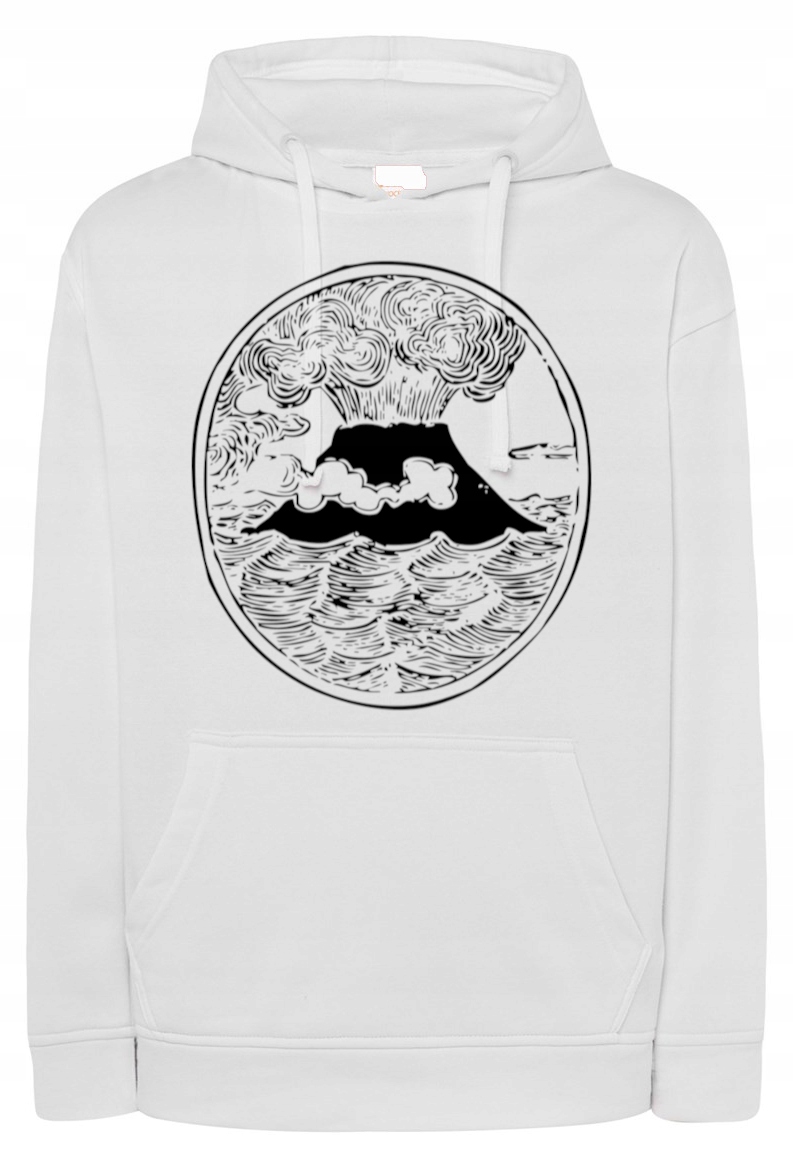 Pánská mikina s pěkným potiskem Wulkan vel. 3XL