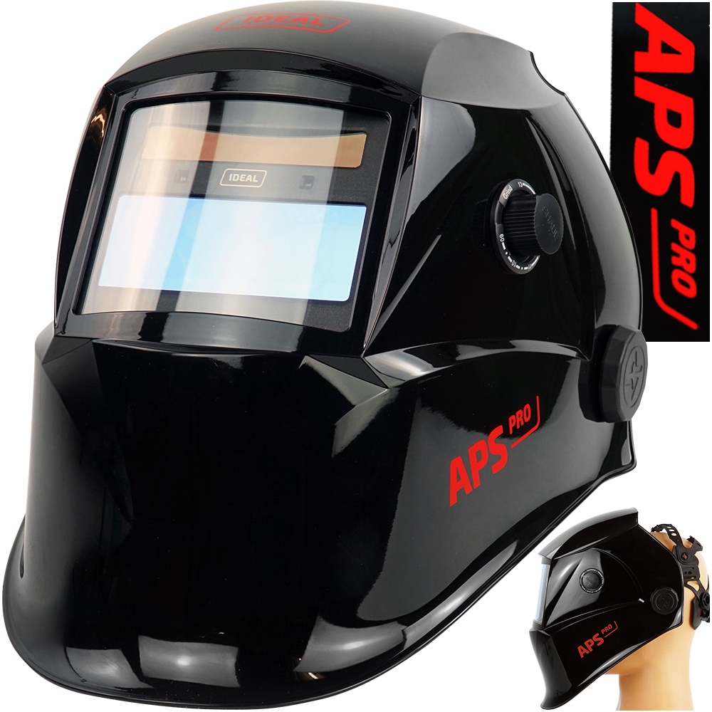 Przyłbica Spawalnicza samościemniająca APS-510G Black Pro True Color Ideal