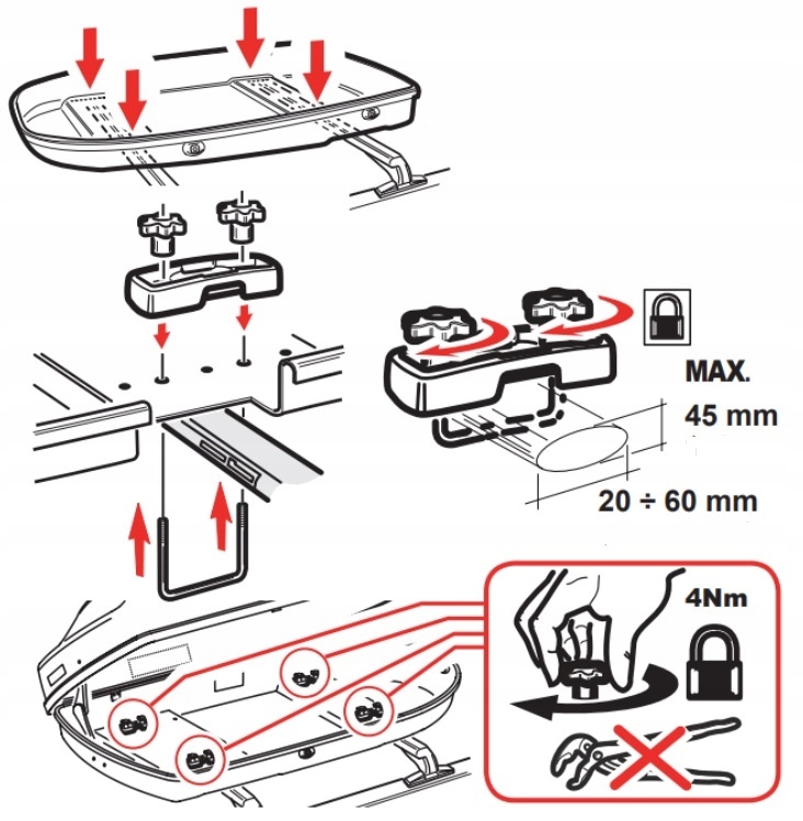 Box dachowy Inter Pack Stella 440 czarny matowy Producent Inter Pack