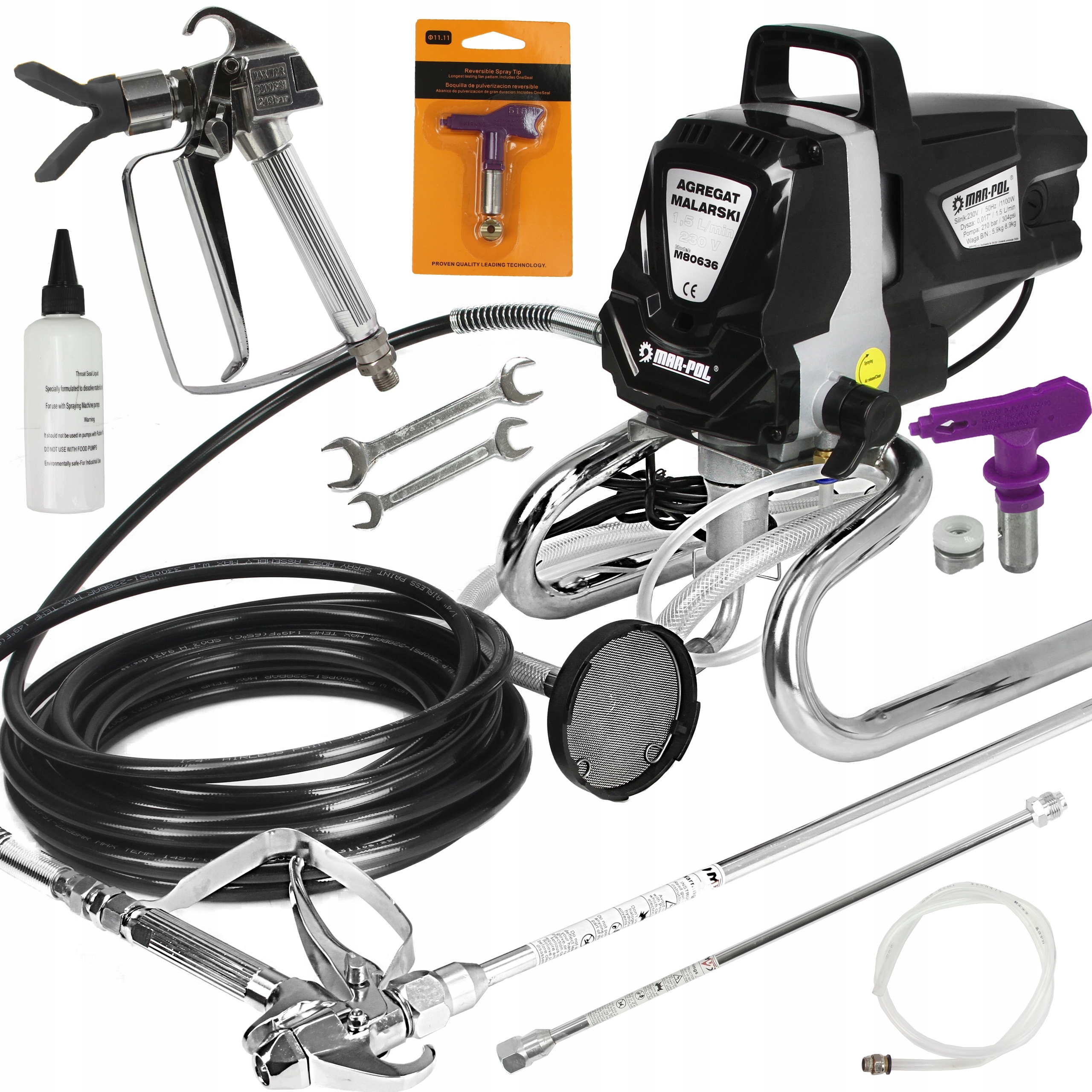 Agregat Malarski Do Malowania Hydrodynamiczny Przedużka Dysza Mar-polska