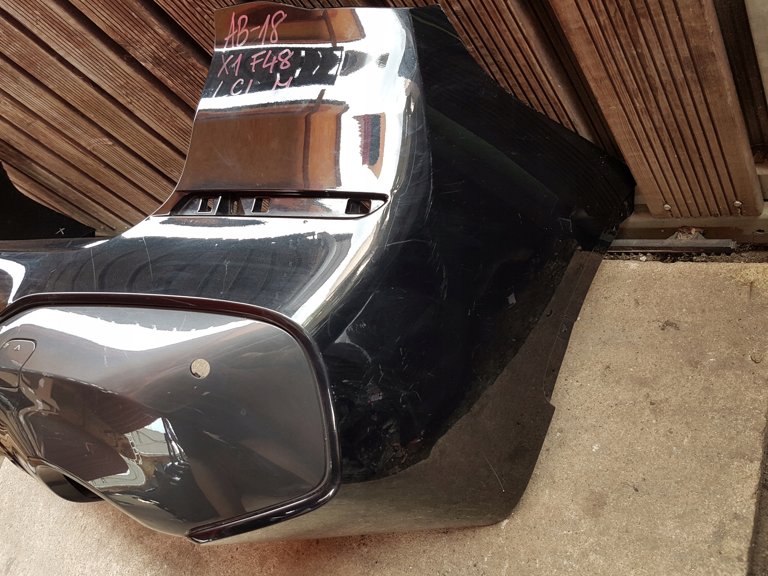 bumper rear BMW X1 F48 LCI m-packet