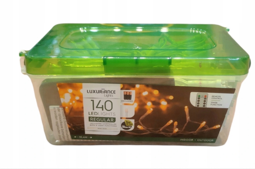 

Lampki Led Zewnętrzne Wew 120LED Ciepłe Na Baterie