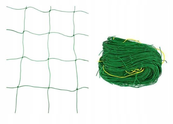 SIATKA OGRODOWA DO WARZYW I ROŚLIN PNĄCYCH 0,9 x 1,8m Wysokość 0.9 m