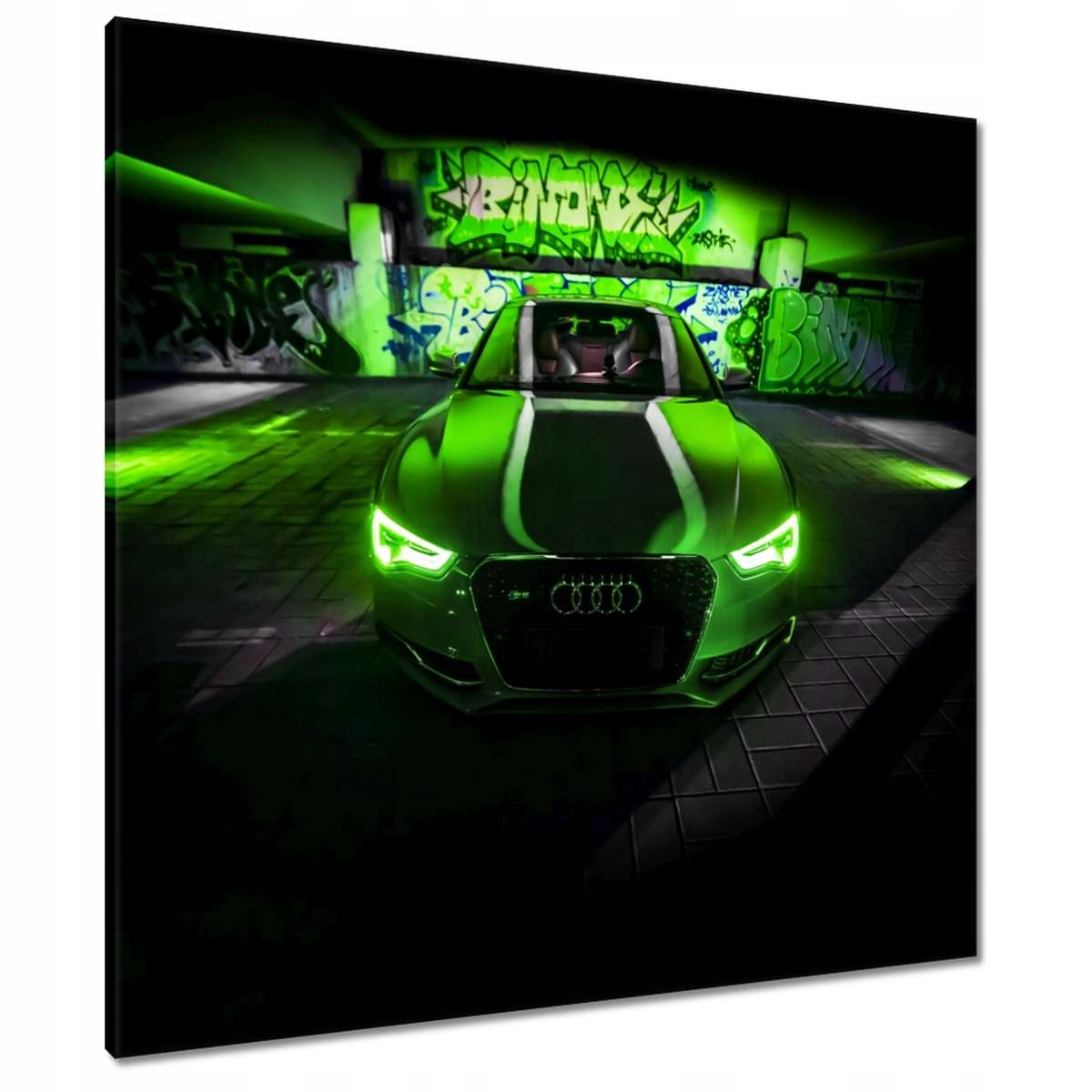 Obrazy 80x80 Limetkové Audi Auta