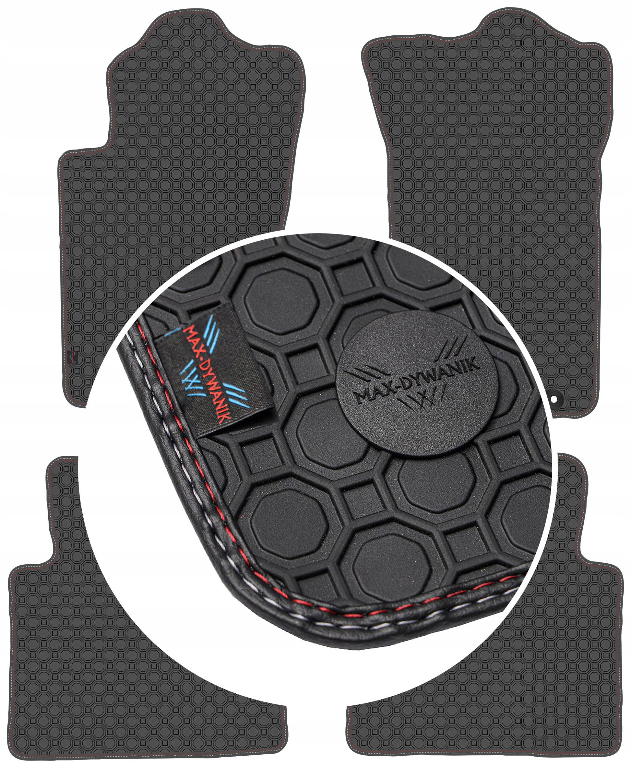 Kia Sorento I 2002-2009 Koberce Čierne