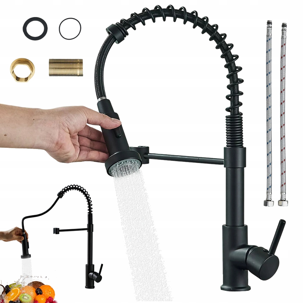 Kuchyňská Dřezová Baterie Výsuvná, Snadná Montáž, Odolná Vůči Korozi