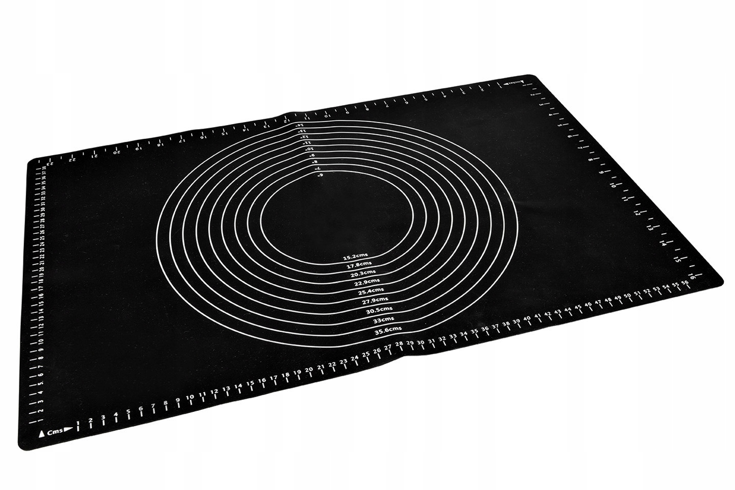 STOLNICA SILIKONOWA MATA KUCHENNA 60x40CM CZARNA