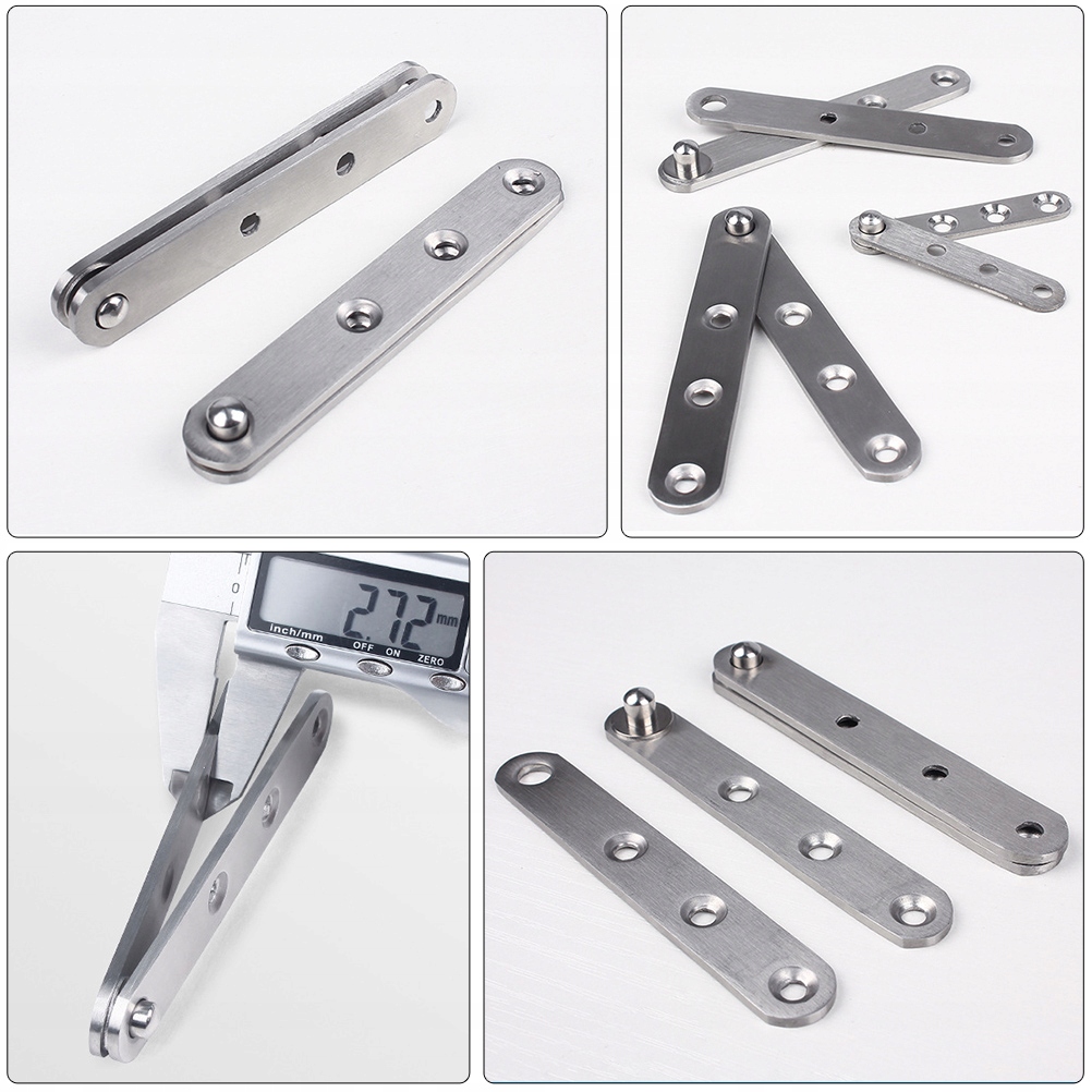 6SZT ZAWIASY SZAFEK STALI NIERDZEWNEJ 360° AKCESORIA DO DRZWI I MEBLI Marka bez marki