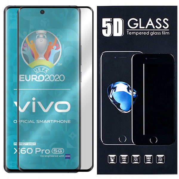 

Szkło hartowane cały ekran 5D do Vivo X60 Pro 5G