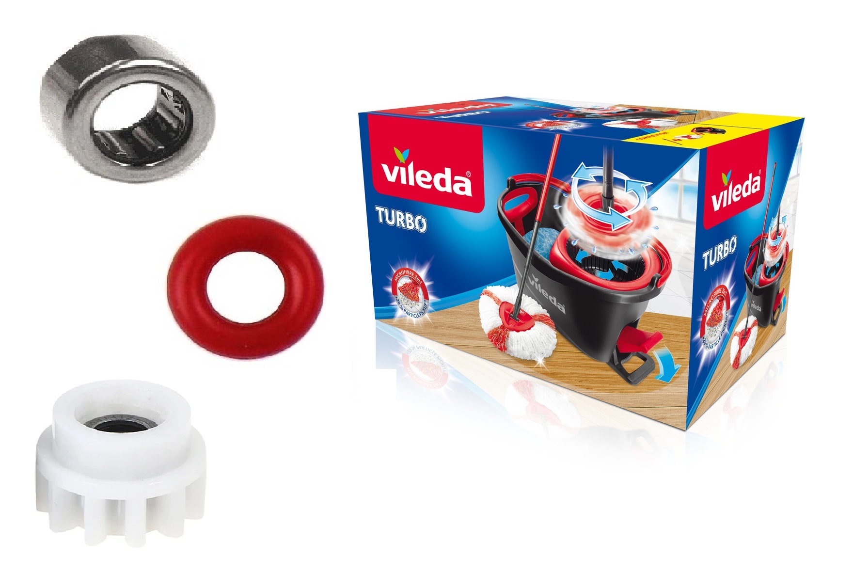 

Zębatka łożysko+ oring do mopa obrotowego Vileda