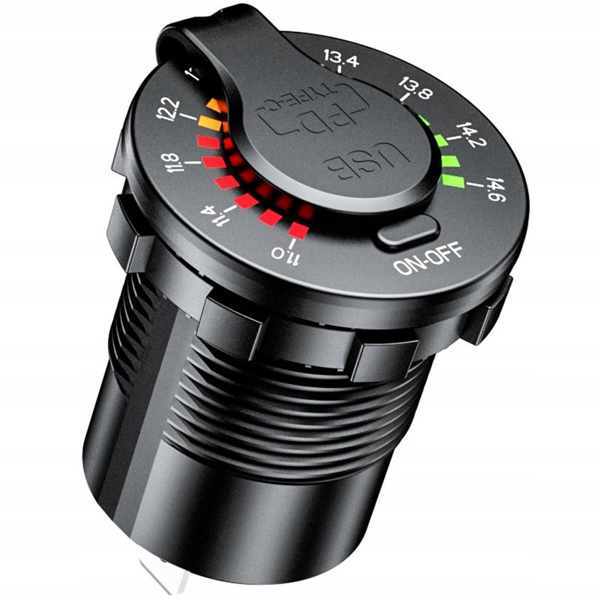 Motocyklowe gniazdo MOTOR USB-C PD +USB QC 3.0 40W Producent Extremestyle