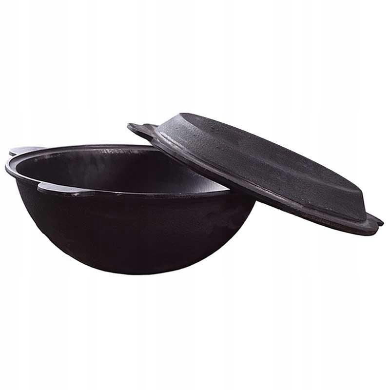 Kotel Kazan Uzbecki 8 l litinový s víkem a pánví