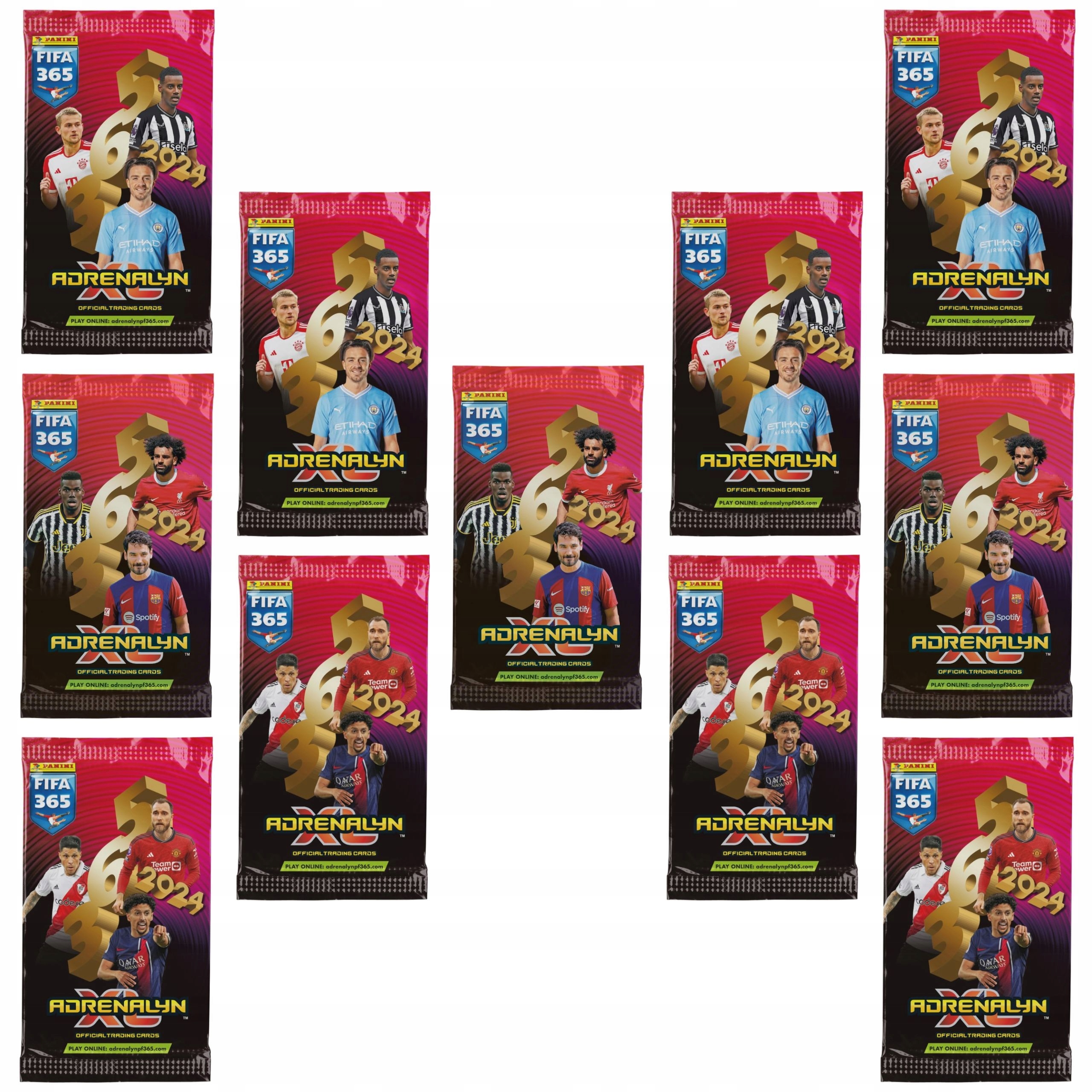Saszetki Fifa 365 2024 Karty Piłkarskie Do Albumu Adrenalyn XL 10+1 Gratis!