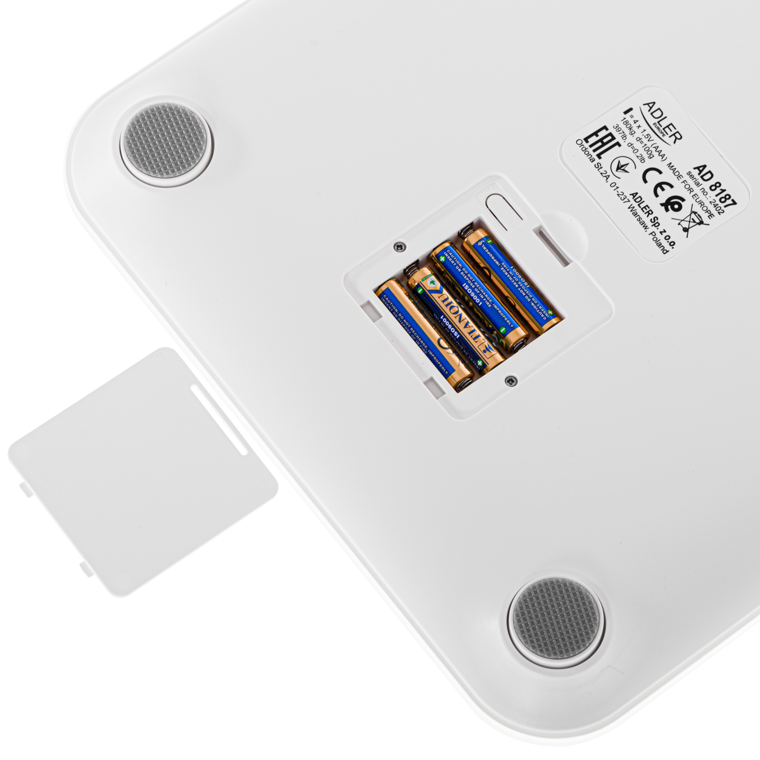 Waga Łazienkowa Analityczna Elektroniczna Smart Szklana Analiza Adler 8187