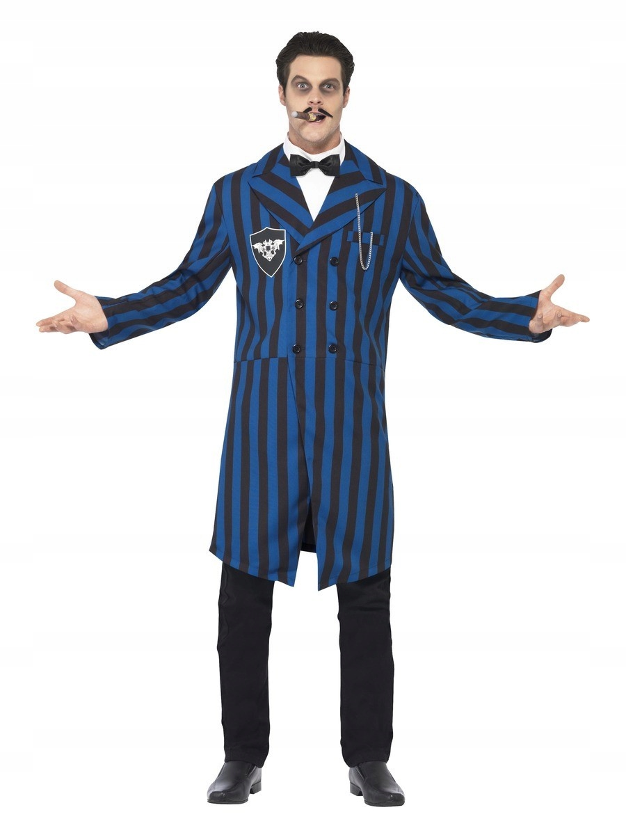 Kostým upíra Gomeze Retro kostým na Halloween L