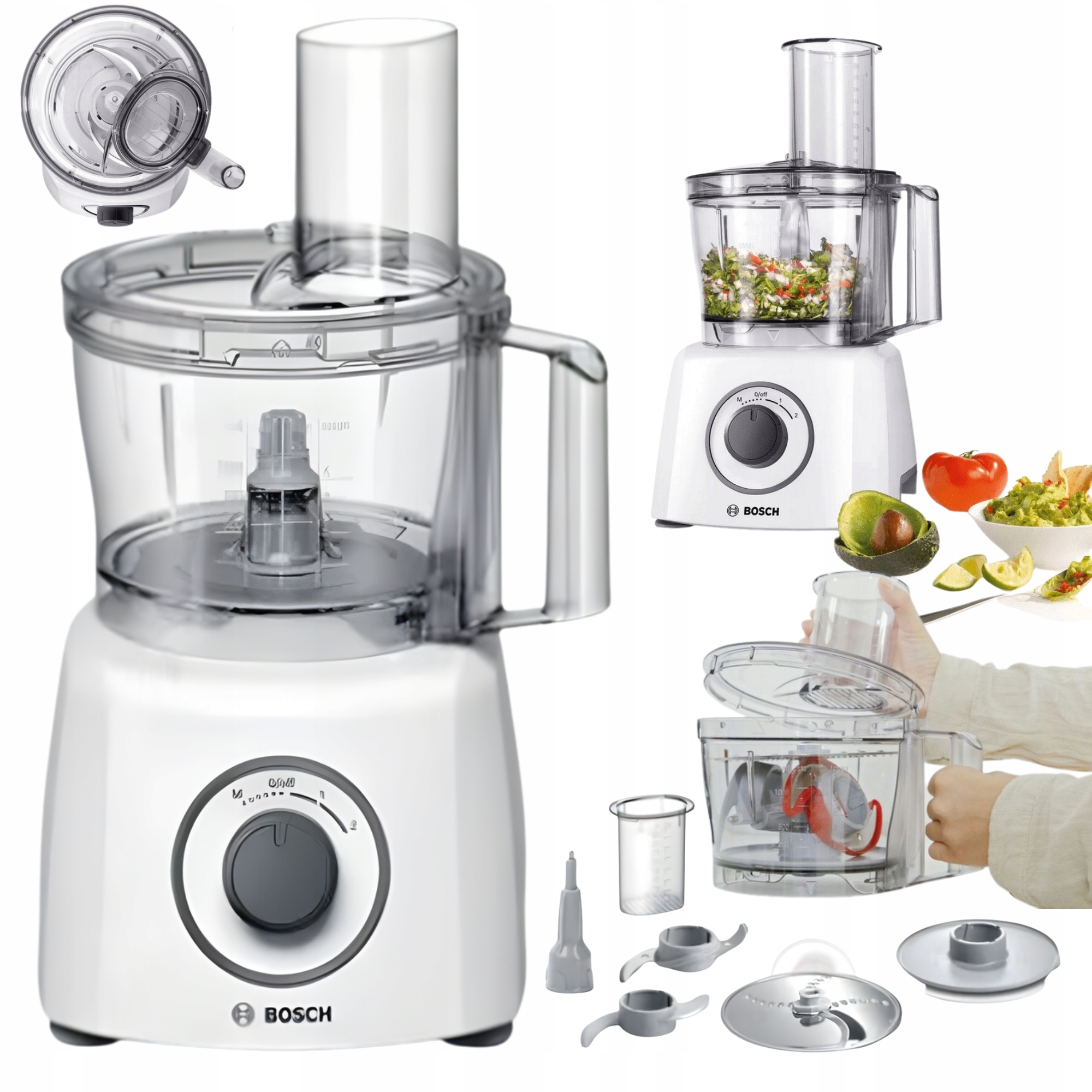 Robot kuchenny Bosch MultiTalent 3 MCM3100W 800 W biały