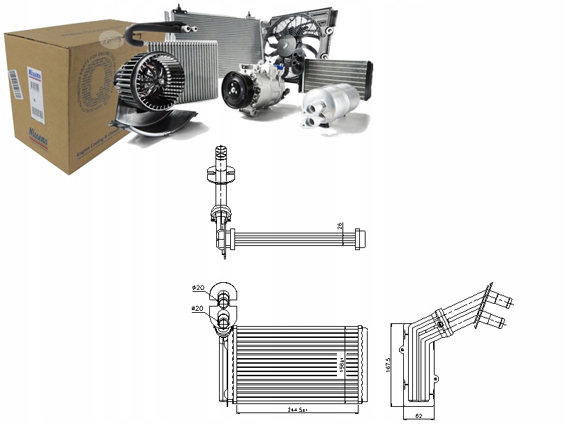 Nissens Ohřívač Ford Galaxy 1.9 Tdi (wgr)