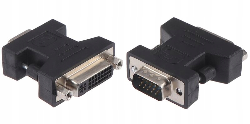 

Adapter do monitora DVI-I DVI żeński do Vga męski