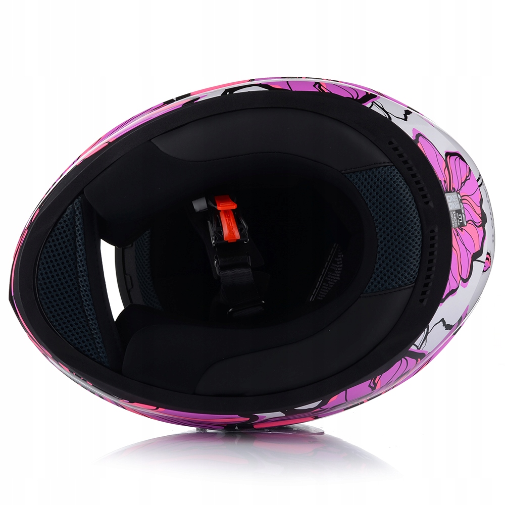 KASK MOTOCYKLOWY LS2 FF353 RAPID II POPPIES DAMSKI RÓŻOWY SYSTEM PINLOCK Rodzaj zapięcia mikrometryczne