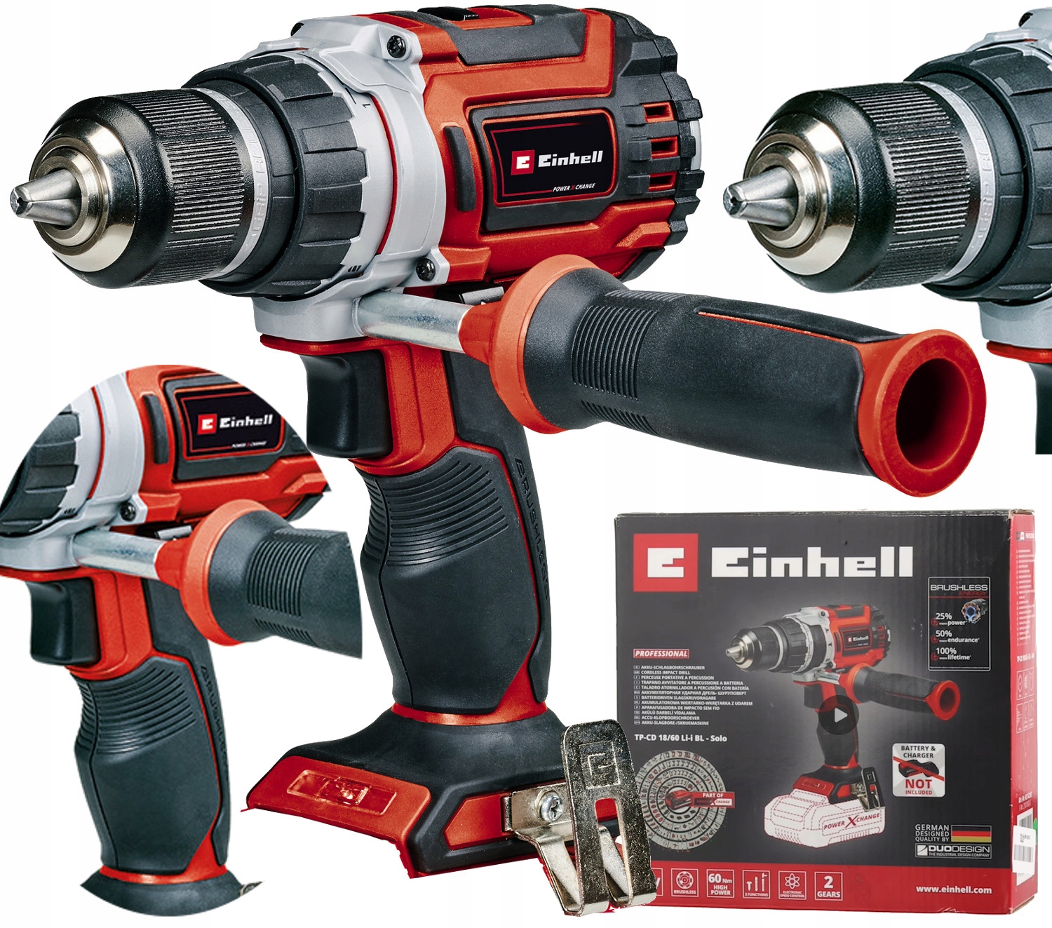 Einhell Aku Vrtačka Aku Tp-cd 18/60 Li Bl Solo 18V Bezkartáčový