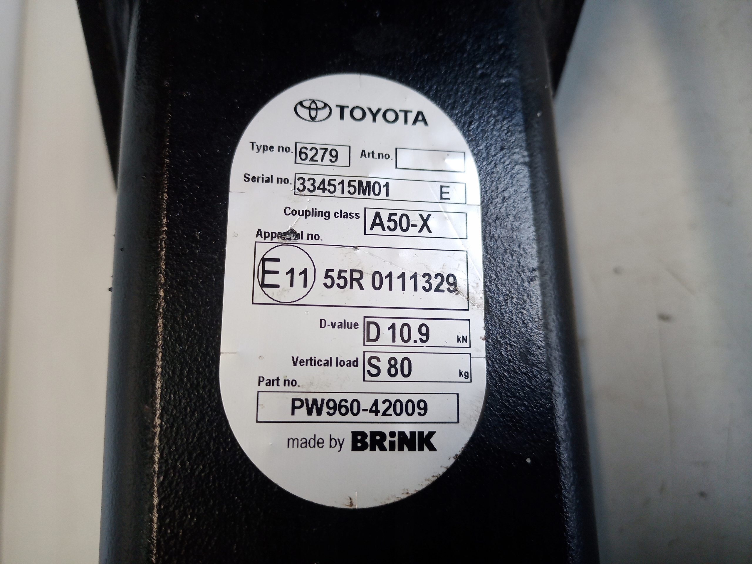 ORYGINALNY HAK HOLOWNICZY TOYOTA RAV 4 V Wiązka w zestawie Brak