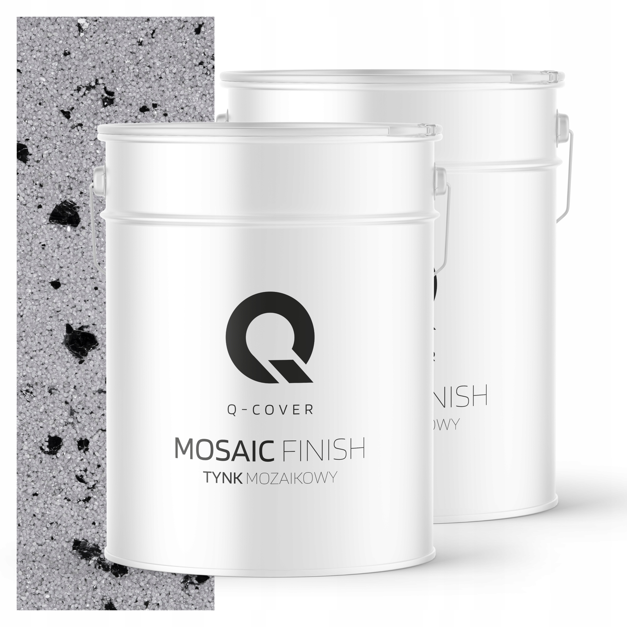 Mozaiková Omítka Mozaika 25 Kg Šedá Barva S Černou Slídou M04 Ozdobná Prémiová Barva