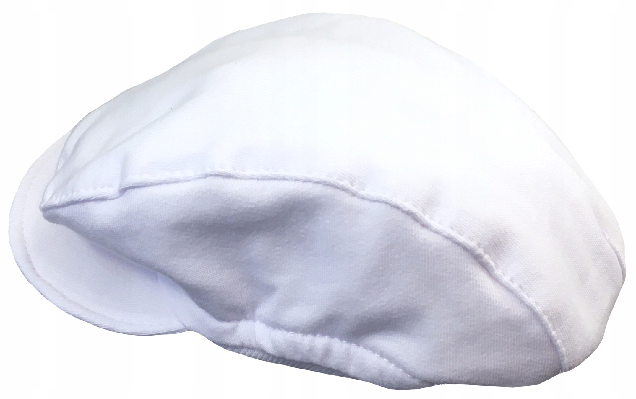 

Kaszkiet czapeczka czapka biały dresowy 62 cm +2m