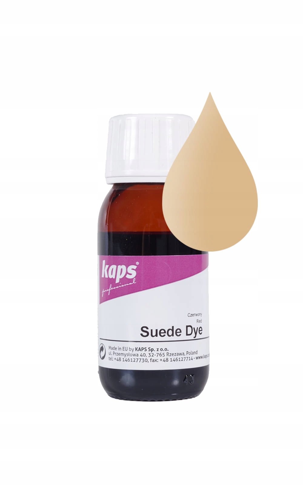 FARBA do ZAMSZU Nubuku Kaps Suede Dye 130-beż