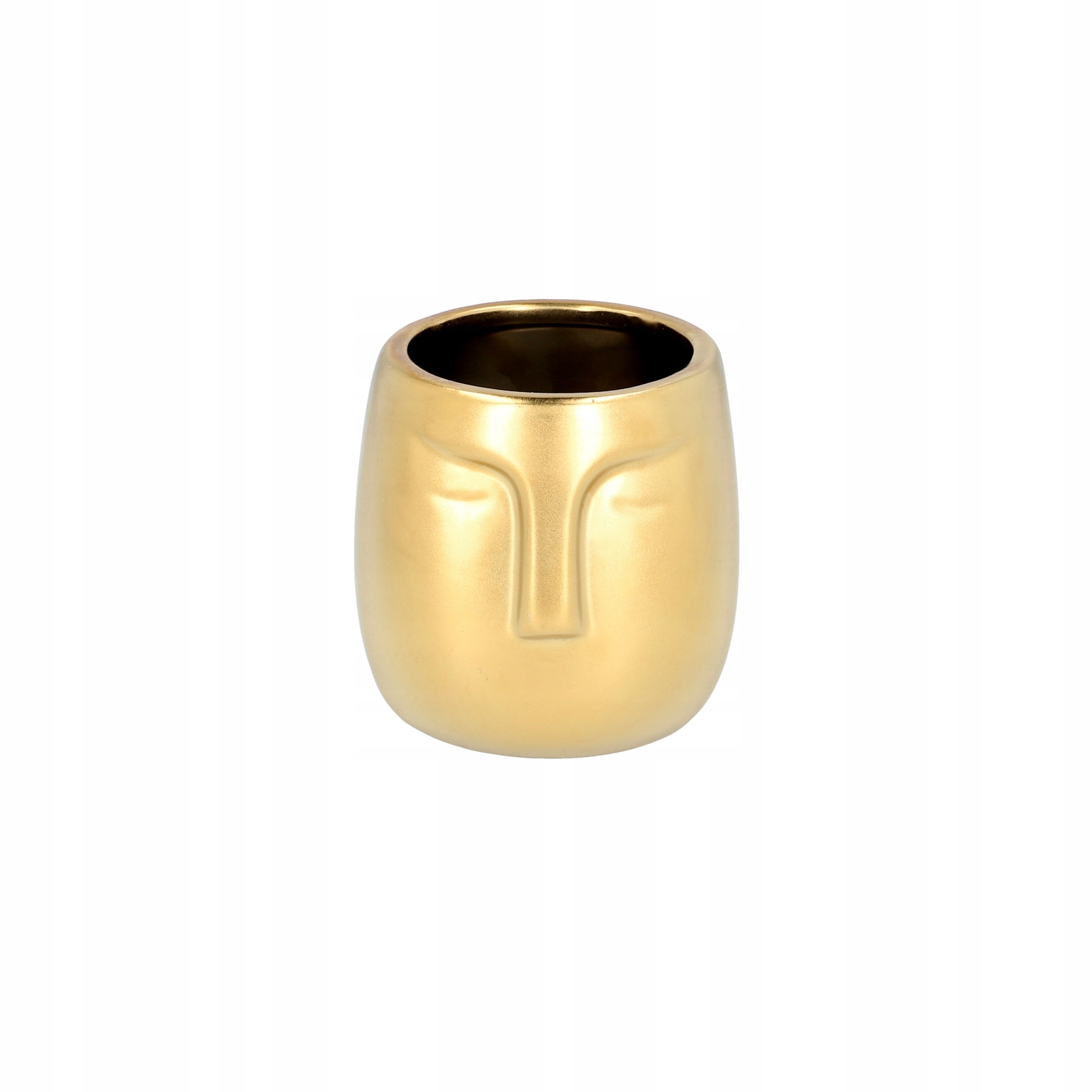 

Osłonka złota Na Doniczkę Face 10x11 cm Homla