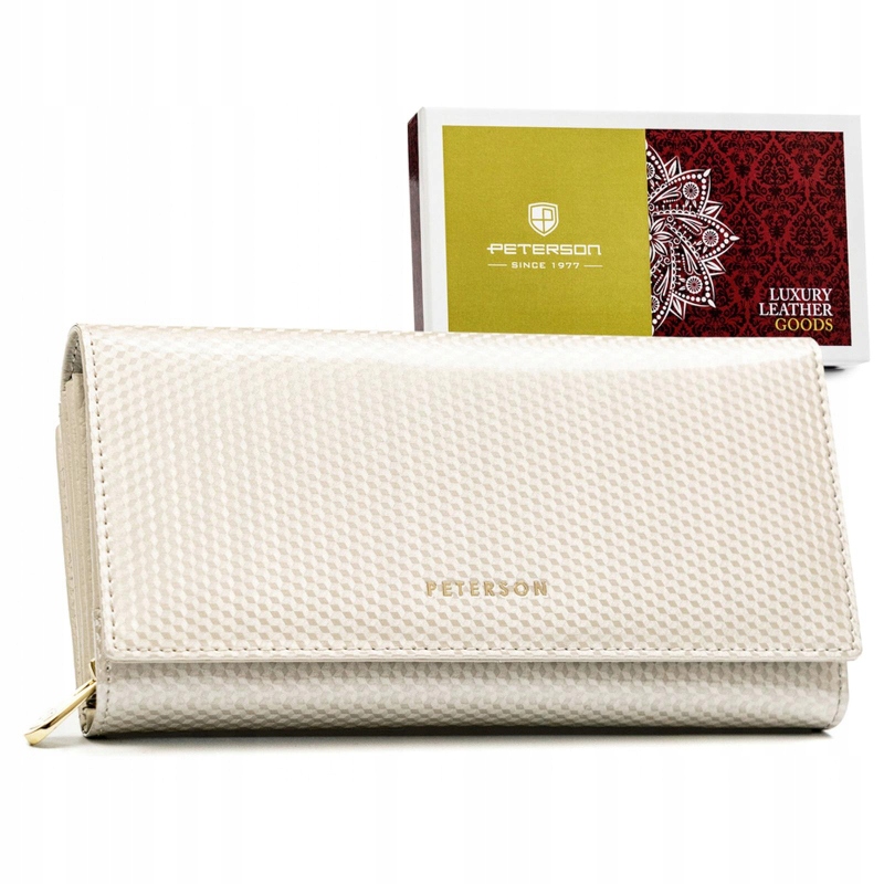 Dámská peněženka Peterson Ptn 42100-SBR-BE béžová