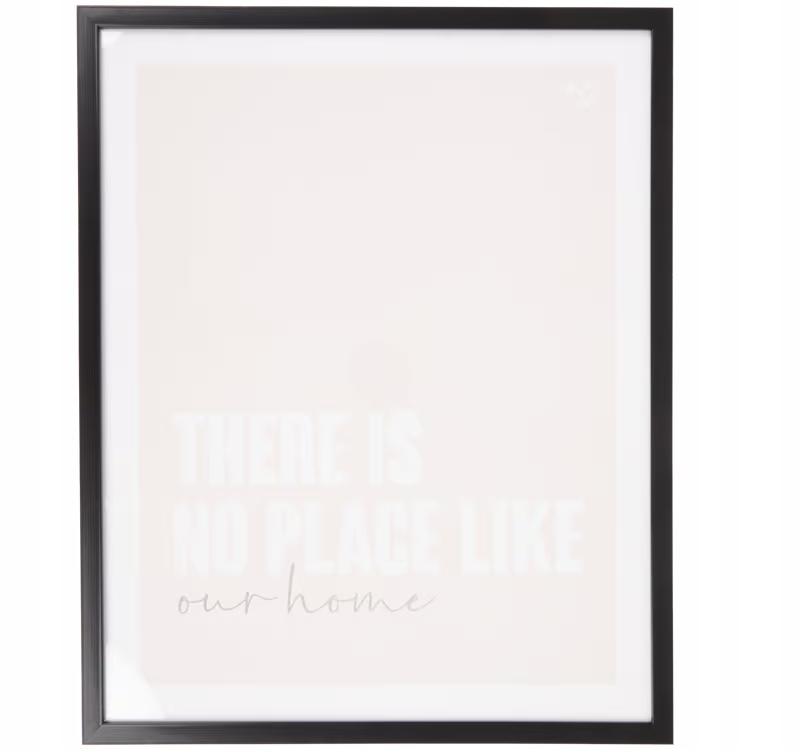 RAMKA NA ZDJĘCIA CZARNA RAMA MOCNA 40x50 PIONOWA POZIOMA