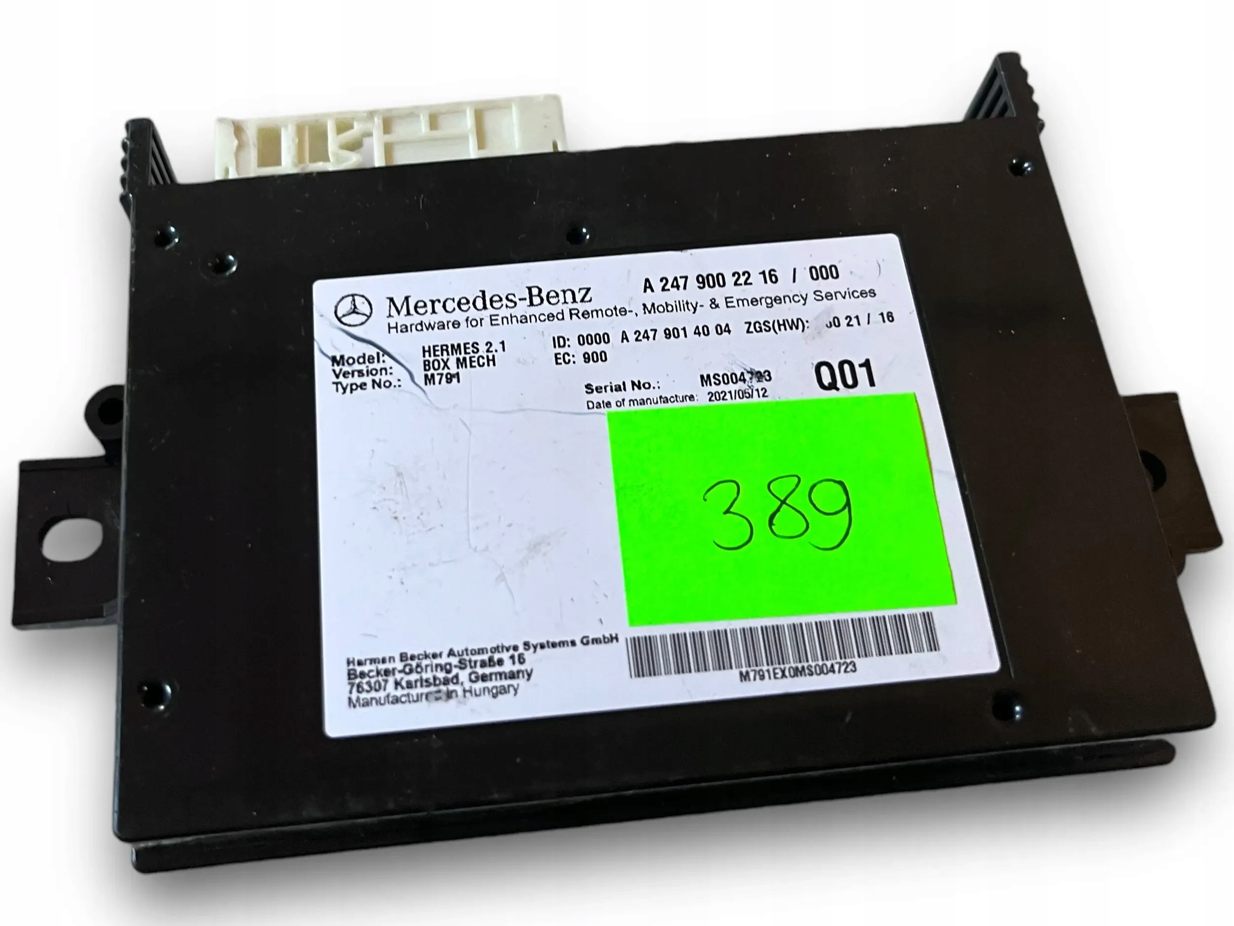 MERCEDES W247 control unit TELEMATIK A2479002216 @M