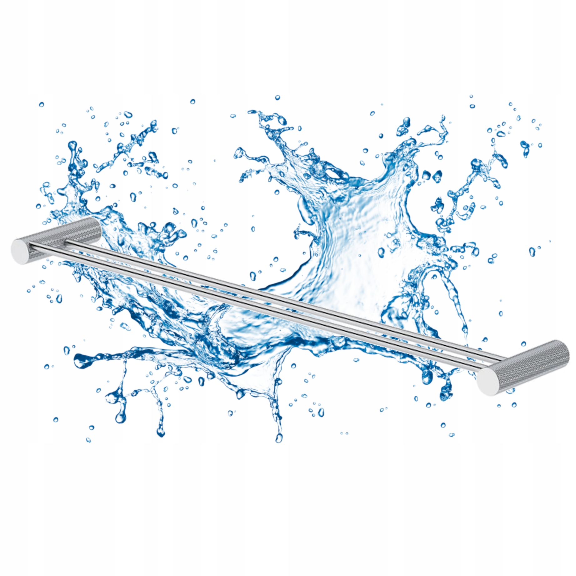 Dvojitý Chromový Věšák Na Ručníky