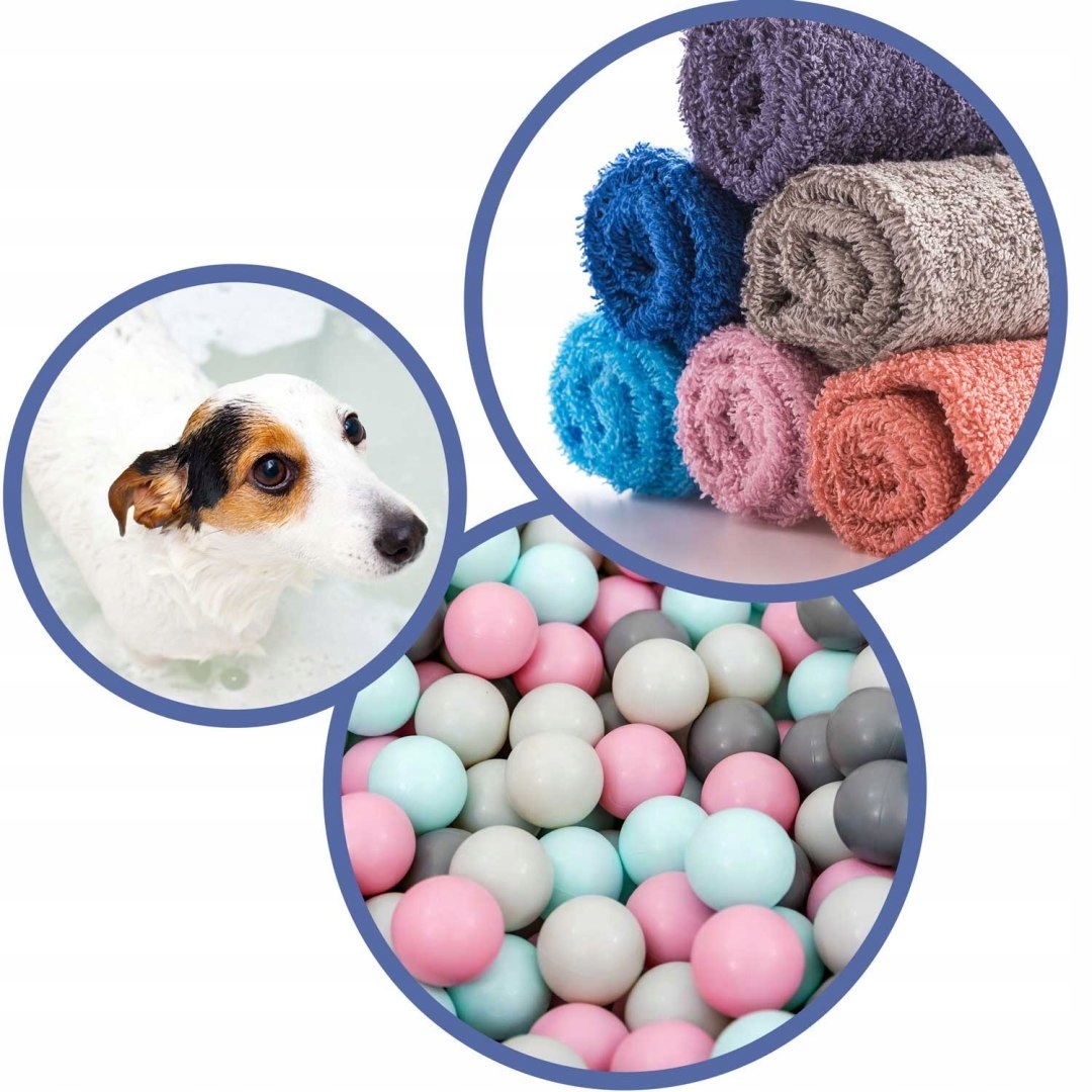 Wanienka dla niemowląt z poduszką biało-niebieska EAN (GTIN) 5903890605308