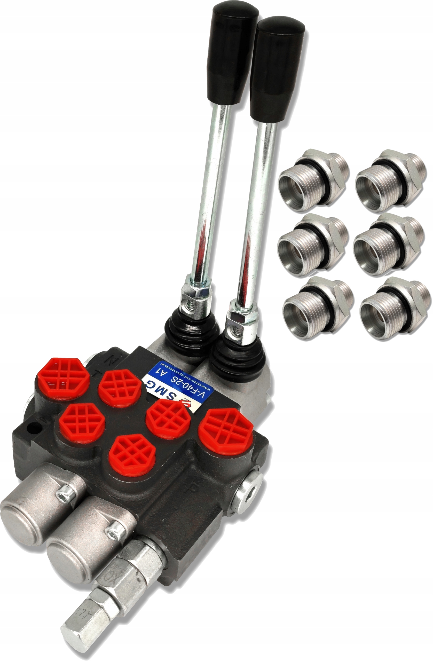 

Rozdzielacz Hydrauliczny 2 Sekcyjny 40L +przyłącza