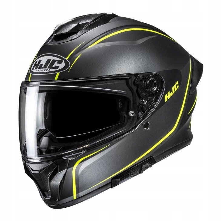 Motocyklová prilba Hjc C71 Quez Black/yellow čierna žltá Darčeky