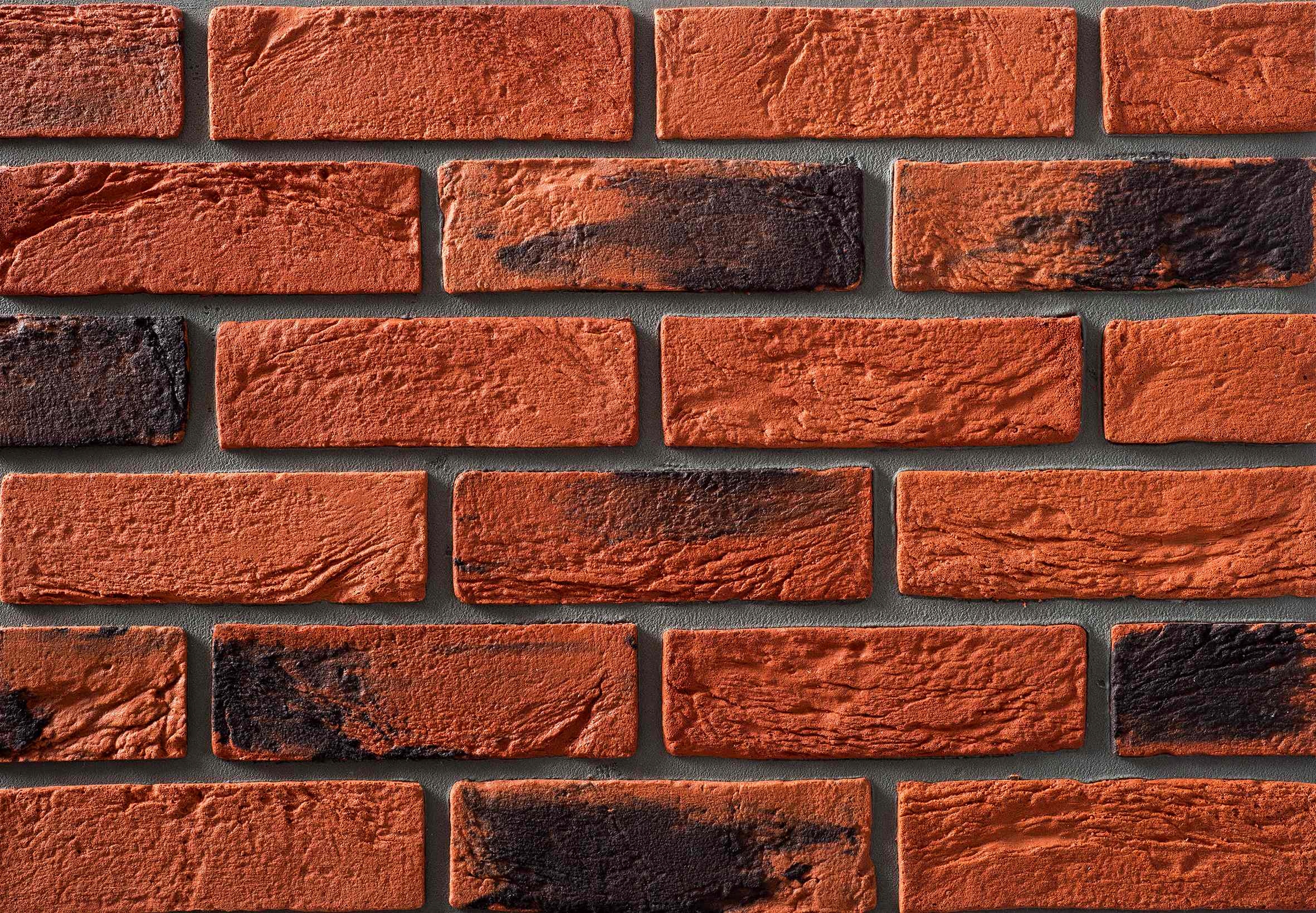 Cihla na fasádu, fasádní a interiérový klinker – retro červená světlá