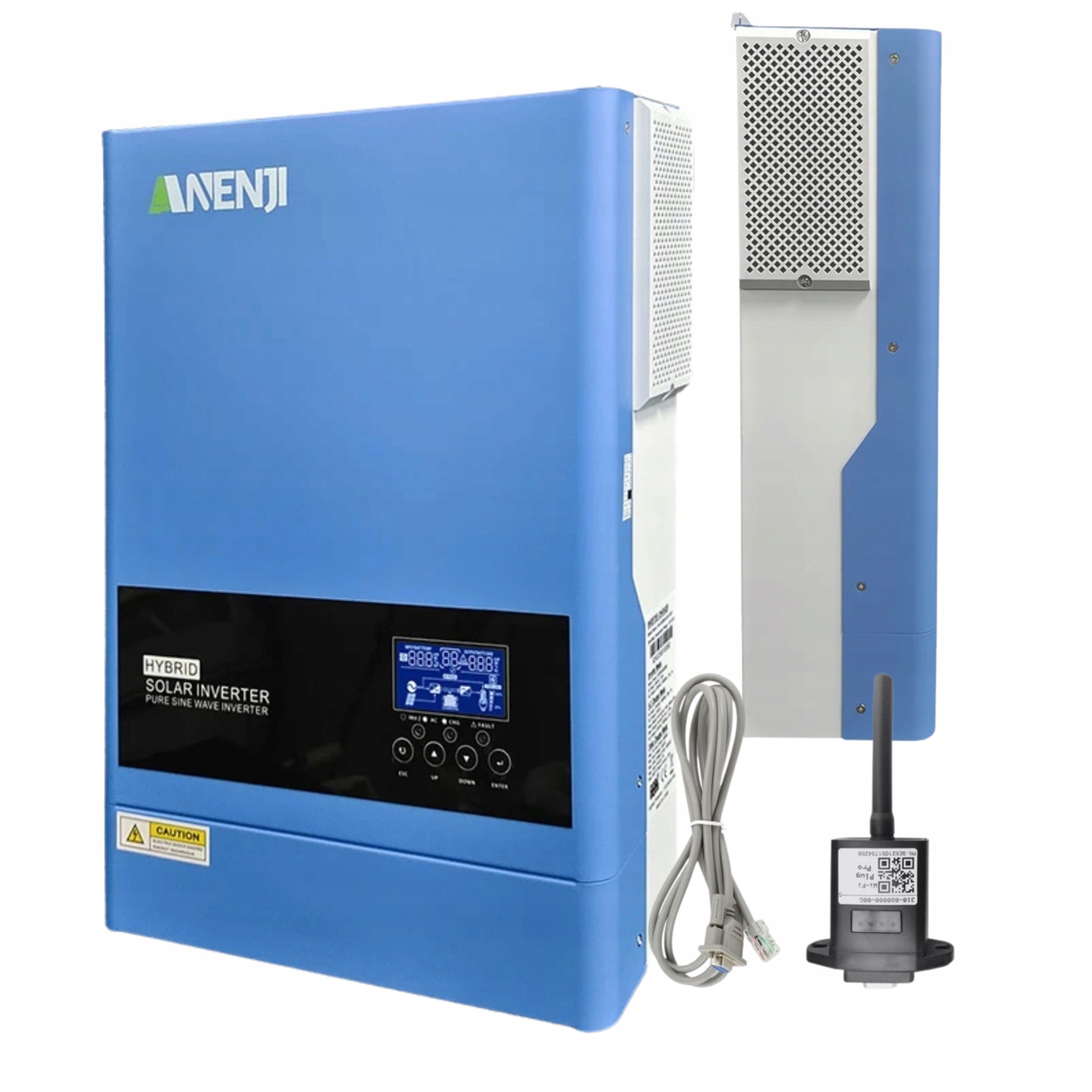 Měnič Anenji 6.2W 48V Hybrid Solar Inverter Off grid Wifi invertor 230V