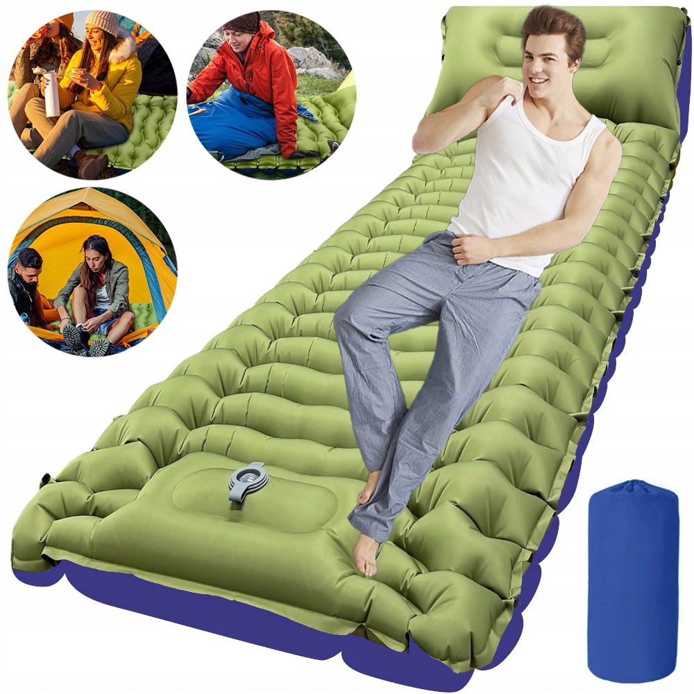 Matrace Ultralehká Vestavěná Pumpa S Rolovací Podložkou