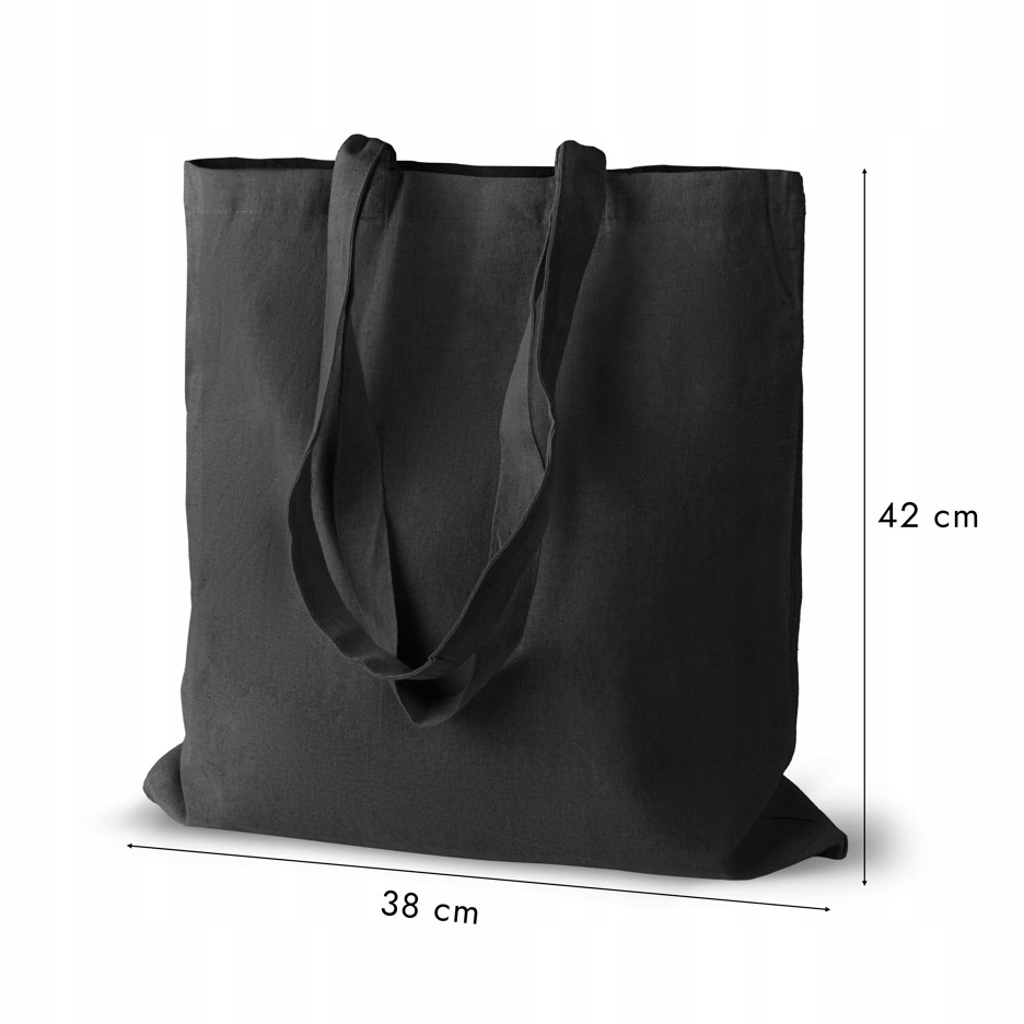 TORBA BAWEŁNIANA na zakupy GRUBA 38x42cm 220g EAN (GTIN) 5903760421793