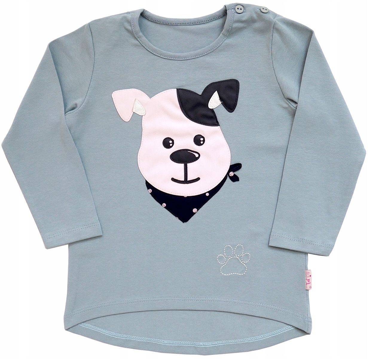 

Bluzka dla Dziewczynki z Pieskiem Aipi 134 miętowa