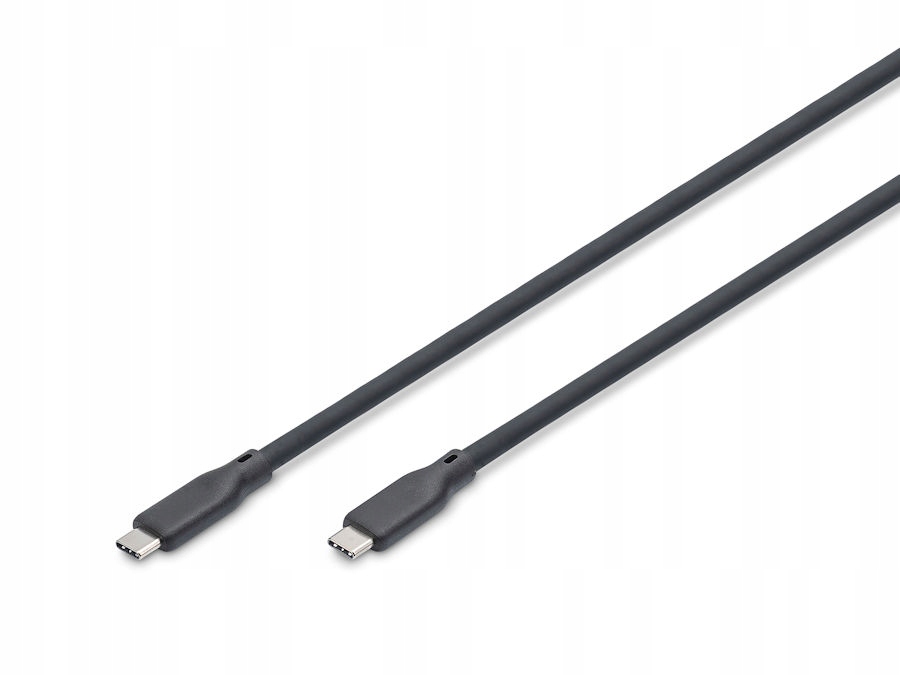 Kabel Usb 3.2 Gen1 Usb-c Usb-c 100W 5Gbs czarny 2,0m silikonowy Digitus