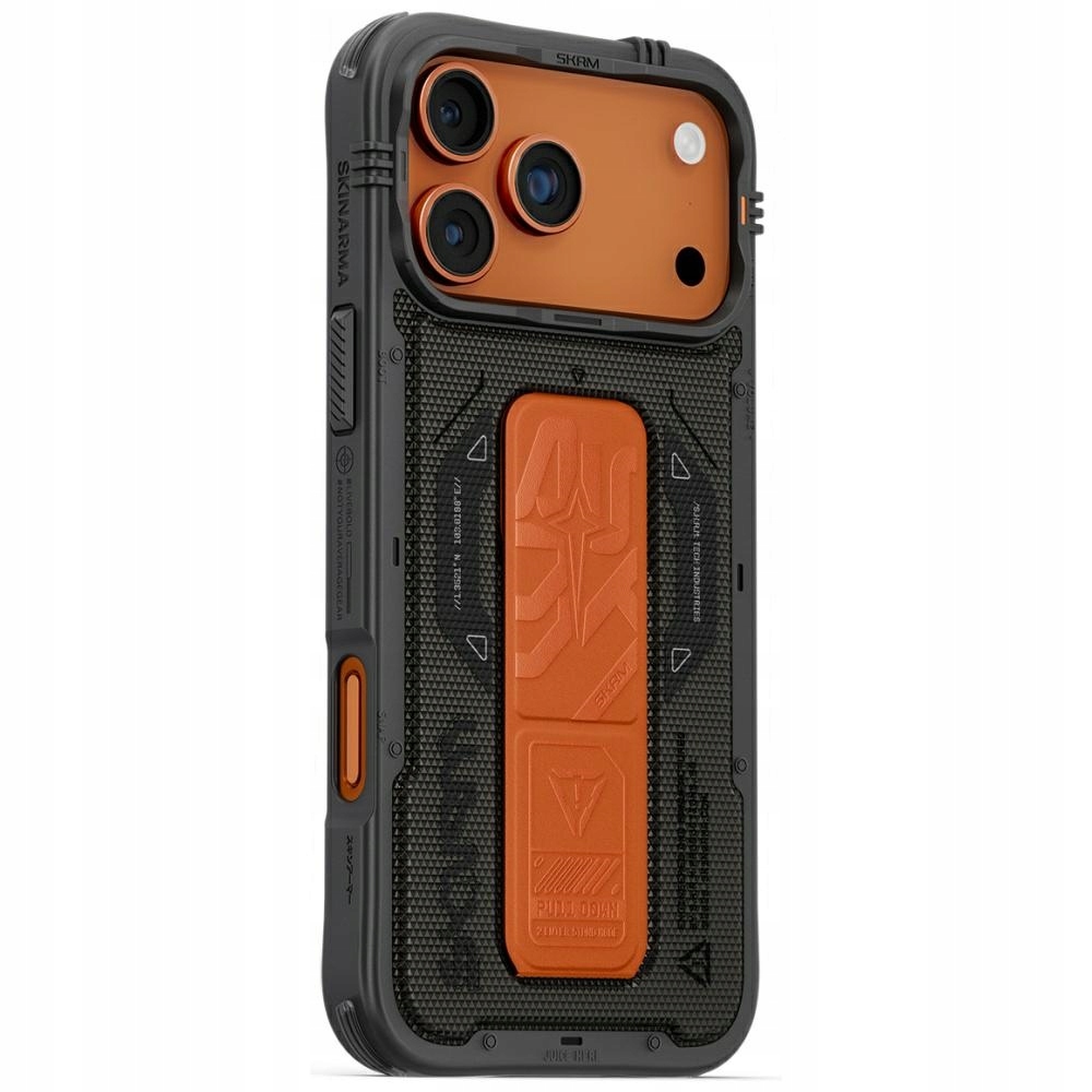 Pouzdro Skinarma Phantom pro iPhone 17 Pro Max s magnetickým nabíjením a stojánkem