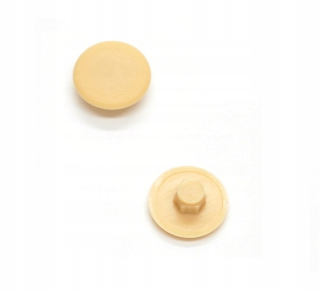 

Zaślepka ozdobna do konfirmatów beżowa 100szt